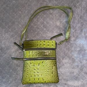 Faux Green Alligator Purse